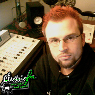 Chris @ ElectricFM on Halloween 2008