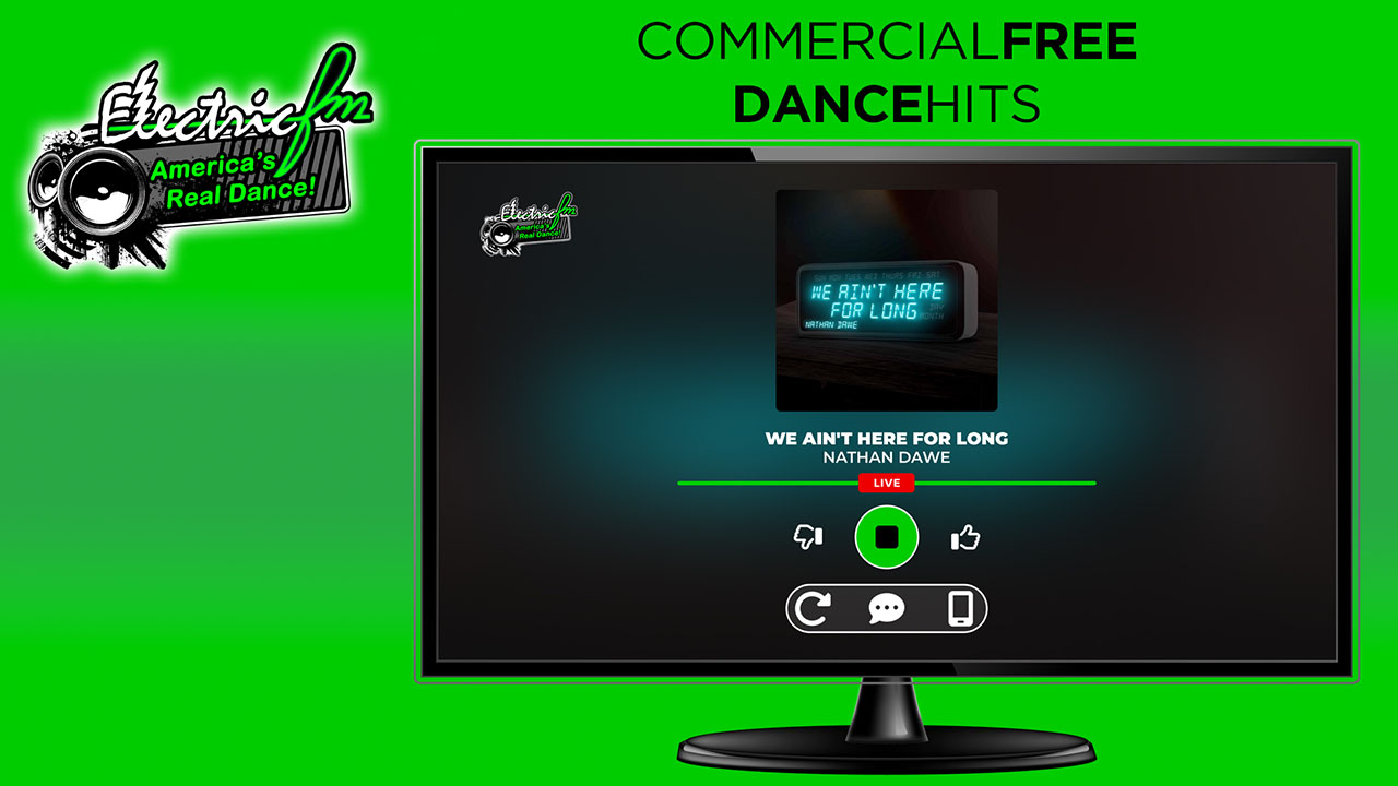 ElectricFM Commercial-free and No Subscription Fees