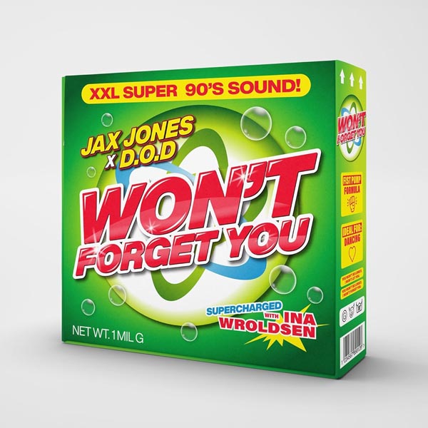 JAX JONES, D.O.D. & INA WROLDSEN - WON'T FORGET YOU